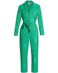 Wild Clouds - Organic Cotton & Linen Jumpsuit - Lyst