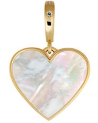 Karma and Luck - Intuitive Beauty Mother Of Pearl Heart Charm - Lyst