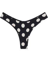 Montce - Polka Dot Lulu Zig-Zag Stitch Bikini Bottom - Lyst
