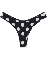 Montce - Polka Dot Lulu Zig-Zag Stitch Bikini Bottom - Lyst