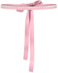 Tia Dorraine - Crystal-Embellished Belt - Lyst