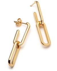 With Love Darling - Mia Two Link Earrings - Lyst