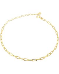 Harfi - Plated Everyday Paperclip Chain Stacking Bracelet - Lyst