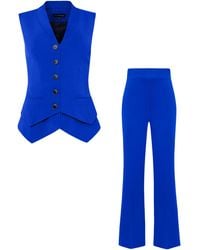Tia Dorraine - Fitted Waistcoat & Trousers Set - Lyst