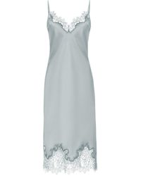 Avenue 8 - Lace Detailed Midi Cami Dress - Lyst