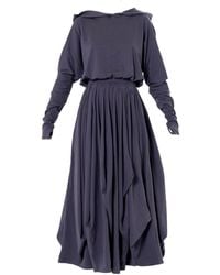 Metamorph - Hooded Midi Dress - Lyst