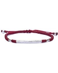 Harbour UK Bracelets - Viking Rope Bracelet For With Hammered Beads - Lyst