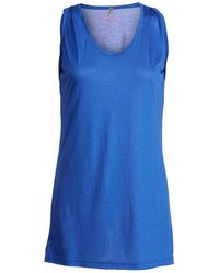 Conquista - Sleeveless Tunic With Pleat Detail - Lyst