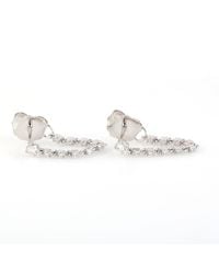 Artisan - 14K Diamond Chain Drop Earrings - Lyst