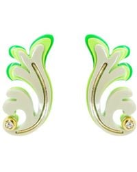 Gissa Bicalho - Acrylic Handmade Earring Rosebush Clay - Lyst