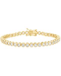 SHYMI - Classic Four Mm Bezel Set Tennis Bracelet - Lyst