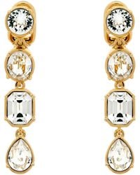 Emma Holland Jewellery - Crystal Statement Drop Clip Earrings - Lyst