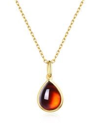 Janus Edinburgh - Scarab Vermeil Garnet Necklace - Lyst
