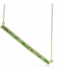 German Kabirski - Lithos Plated Necklace With Raw Tsavorite Garnet - Lyst
