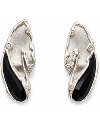 Rare Matters Jewelry - Onyx Stud Earrings - Lyst