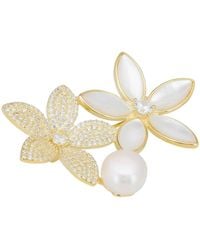 LÁTELITA London - Everlasting Blossoms Mother Of Pearl Brooch - Lyst