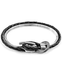 Anchor and Crew - Padstow Mooring Silver Chain Bracelet - Lyst