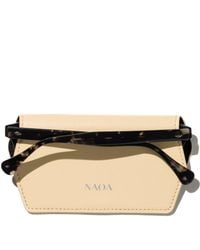 Naoa - Neutrals Slim Glasses Case Cream - Lyst