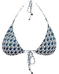 Kikki-G Swimwear - Josie Bikini Kg Logo Print Top - Lyst