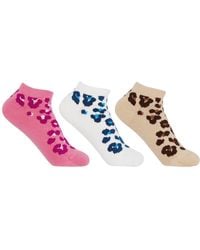 Peper Harow - Made in England - Leopard Trainer Socks – Bundle - Lyst