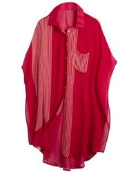 Saachi - Flowy Striped Oversized Shirt - Lyst
