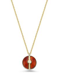 Ecce | Artisan Diamonds - Enamelled Mini Diamond Buttons 14K Solid Necklace - Lyst