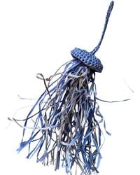 Zanatany Concepts - Jellyfish- Raffia Keyring - Lyst