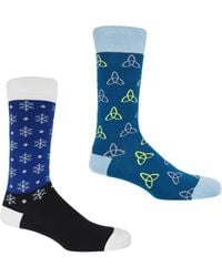 Peper Harow - Made in England - Tri & Snowflake Socks Bundle - Lyst
