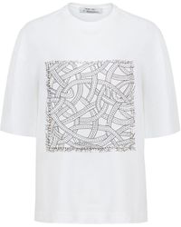 Nocturne - Printed Oversize T-shirt - Lyst