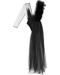 LIA ARAM - Transparency Deconstructed Bodysuit - Lyst