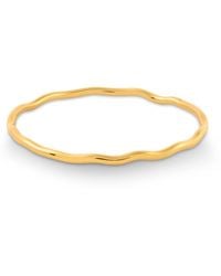 Amadeus - Zion Wave Bangle Bracelet - Lyst