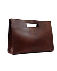 THE DUST COMPANY - Leather Tote In Vintage Havana - Lyst