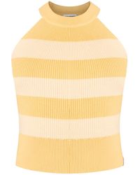Known Supply - Striped High Neck Sleeveless Sweater - Lyst
