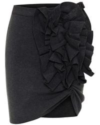 Theo the Label - Nomia Ruffle Knit Skirt - Lyst