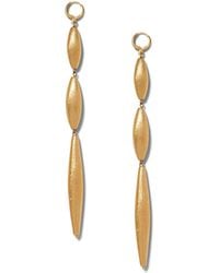 Jaredjamin - Zeppelin Cora Three Drop Leverback Earrings - Lyst