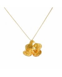 Mother Nature Jewelry - Orchid Flower Necklace, Handmade Statement Pendant - Lyst