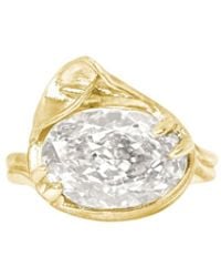 Agora Jewellery - Calla Stone Plated Ring - Lyst