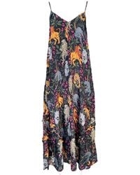 Any Old Iron - Big Cats Ruffle Dress - Lyst