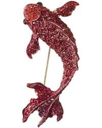 Chanel Joan Elkayam - Large Koi Fish Crystal Brooch - Lyst