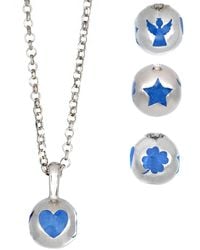 Myrto Katramadou Jewellery - Melina Pendant Royal -Angel, Heart, Trefoil, Star - Lyst