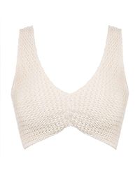 Montce - Bone Crochet Kim Variation Bikini Top - Lyst