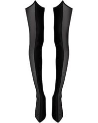 BonBon Lingerie - Essentials Two-Tone Stockings - Lyst