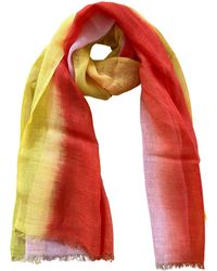Heritagemoda - Handmade Ombré Tie-Dye Linen Scarf – And - Lyst