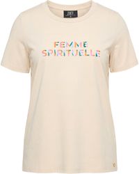 Zoe - Neutrals Shea T-Shirt - Lyst