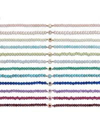 Zohreh - Birthstone Beaded Bracelet 9K - Lyst