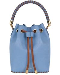 Saonara Brand - Mini Bucket Bag Sky Caramel Leather - Lyst