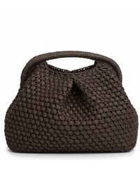 Springmoonatelier - Handmade Raffia Top-Handle Bag – - Lyst