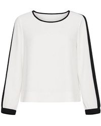 Conquista - Neutrals Trim Detail Top - Lyst