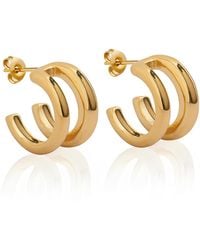 Evie Jewelry - City Street Waterproof Hoop Earrings - Lyst