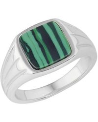 Bermuda Watch Company - Annie Apple Stellar Sterling Malachite Ring - Lyst